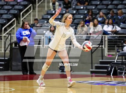 Thumbnail 3 in Crawford vs. Iola (UIL 2A Volleyball Final) photogallery.