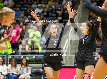 Thumbnail 2 in Crawford vs. Iola (UIL 2A Volleyball Final) photogallery.