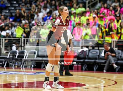 Thumbnail 2 in Crawford vs. Iola (UIL 2A Volleyball Final) photogallery.