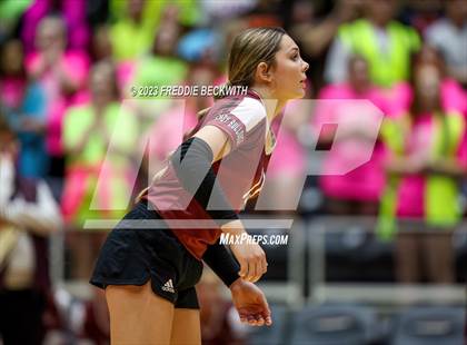 Thumbnail 1 in Crawford vs. Iola (UIL 2A Volleyball Final) photogallery.