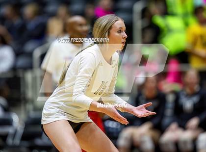Thumbnail 2 in Crawford vs. Iola (UIL 2A Volleyball Final) photogallery.