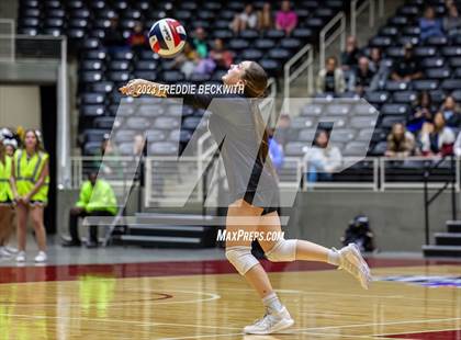 Thumbnail 3 in Crawford vs. Iola (UIL 2A Volleyball Final) photogallery.