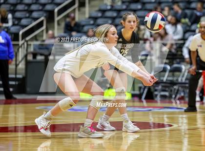 Thumbnail 2 in Crawford vs. Iola (UIL 2A Volleyball Final) photogallery.