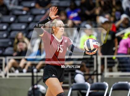Thumbnail 1 in Crawford vs. Iola (UIL 2A Volleyball Final) photogallery.