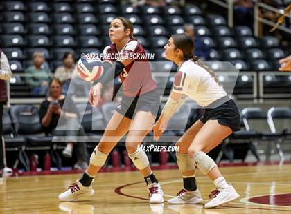 Thumbnail 2 in Crawford vs. Iola (UIL 2A Volleyball Final) photogallery.