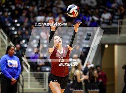 Thumbnail 2 in Crawford vs. Iola (UIL 2A Volleyball Final) photogallery.