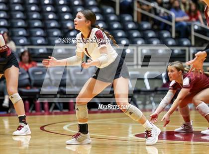 Thumbnail 3 in Crawford vs. Iola (UIL 2A Volleyball Final) photogallery.