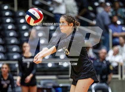 Thumbnail 3 in Crawford vs. Iola (UIL 2A Volleyball Final) photogallery.