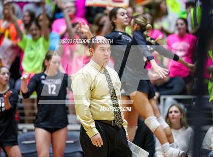 Thumbnail 1 in Crawford vs. Iola (UIL 2A Volleyball Final) photogallery.