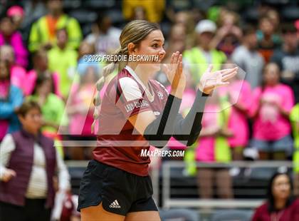 Thumbnail 2 in Crawford vs. Iola (UIL 2A Volleyball Final) photogallery.