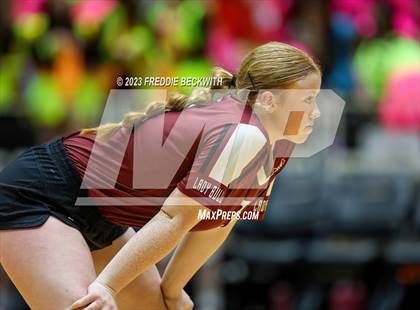 Thumbnail 2 in Crawford vs. Iola (UIL 2A Volleyball Final) photogallery.
