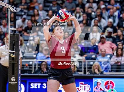 Thumbnail 2 in Crawford vs. Iola (UIL 2A Volleyball Final) photogallery.