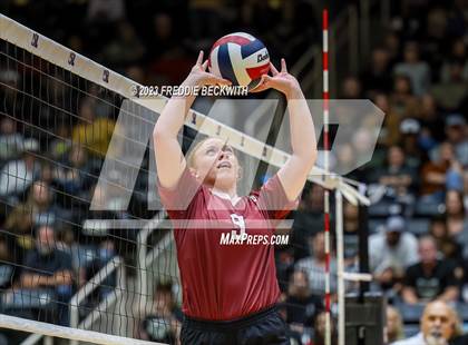 Thumbnail 3 in Crawford vs. Iola (UIL 2A Volleyball Final) photogallery.