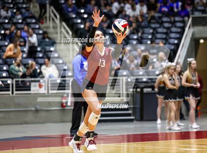 Thumbnail 2 in Crawford vs. Iola (UIL 2A Volleyball Final) photogallery.