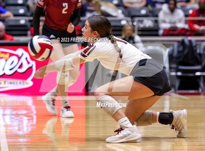 Thumbnail 3 in Crawford vs. Iola (UIL 2A Volleyball Final) photogallery.