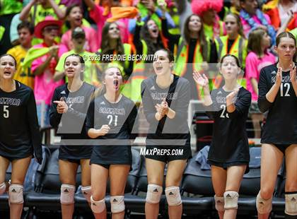 Thumbnail 1 in Crawford vs. Iola (UIL 2A Volleyball Final) photogallery.