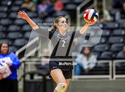 Thumbnail 2 in Crawford vs. Iola (UIL 2A Volleyball Final) photogallery.