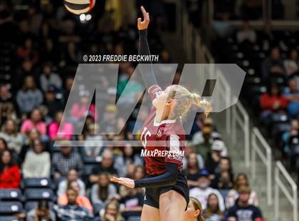Thumbnail 1 in Crawford vs. Iola (UIL 2A Volleyball Final) photogallery.