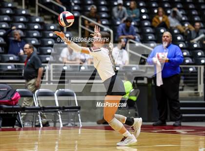 Thumbnail 3 in Crawford vs. Iola (UIL 2A Volleyball Final) photogallery.