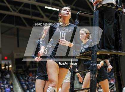 Thumbnail 3 in Crawford vs. Iola (UIL 2A Volleyball Final) photogallery.