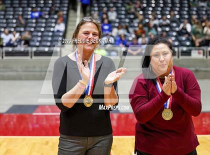 Thumbnail 2 in Crawford vs. Iola (UIL 2A Volleyball Final) photogallery.