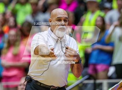 Thumbnail 2 in Crawford vs. Iola (UIL 2A Volleyball Final) photogallery.