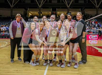 Thumbnail 3 in Crawford vs. Iola (UIL 2A Volleyball Final) photogallery.