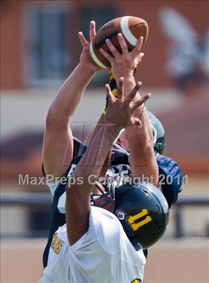 Thumbnail 2 in Baytown Christian vs. Marshall Christian Academy (Living Stones Kick Off Classic) photogallery.