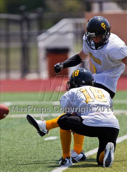 Thumbnail 1 in Baytown Christian vs. Marshall Christian Academy (Living Stones Kick Off Classic) photogallery.