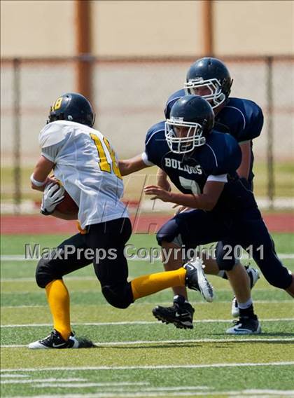 Thumbnail 1 in Baytown Christian vs. Marshall Christian Academy (Living Stones Kick Off Classic) photogallery.