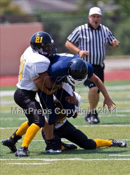 Thumbnail 2 in Baytown Christian vs. Marshall Christian Academy (Living Stones Kick Off Classic) photogallery.