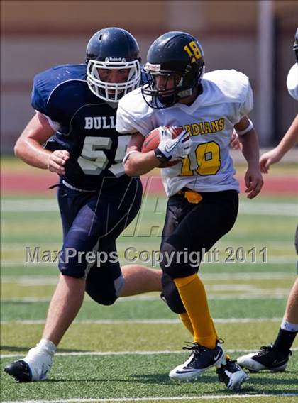 Thumbnail 1 in Baytown Christian vs. Marshall Christian Academy (Living Stones Kick Off Classic) photogallery.