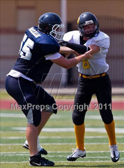 Thumbnail 2 in Baytown Christian vs. Marshall Christian Academy (Living Stones Kick Off Classic) photogallery.