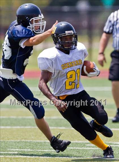 Thumbnail 2 in Baytown Christian vs. Marshall Christian Academy (Living Stones Kick Off Classic) photogallery.