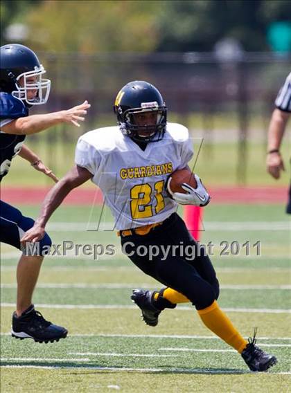 Thumbnail 1 in Baytown Christian vs. Marshall Christian Academy (Living Stones Kick Off Classic) photogallery.
