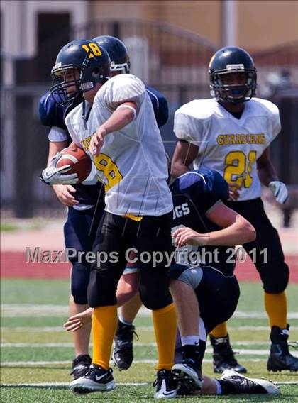 Thumbnail 3 in Baytown Christian vs. Marshall Christian Academy (Living Stones Kick Off Classic) photogallery.