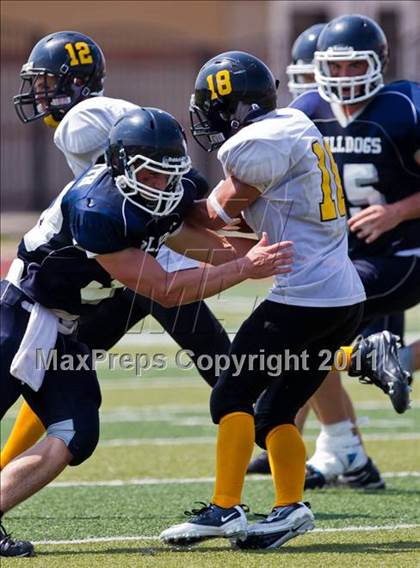 Thumbnail 3 in Baytown Christian vs. Marshall Christian Academy (Living Stones Kick Off Classic) photogallery.
