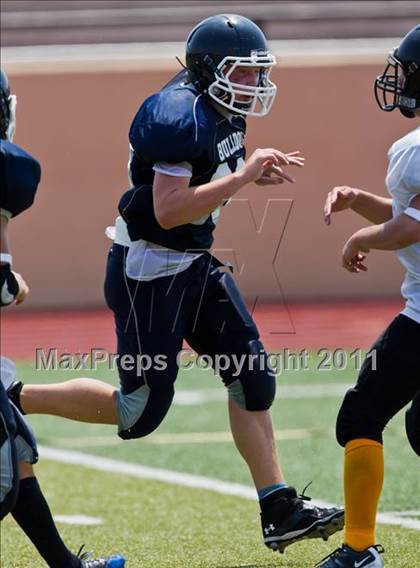 Thumbnail 1 in Baytown Christian vs. Marshall Christian Academy (Living Stones Kick Off Classic) photogallery.