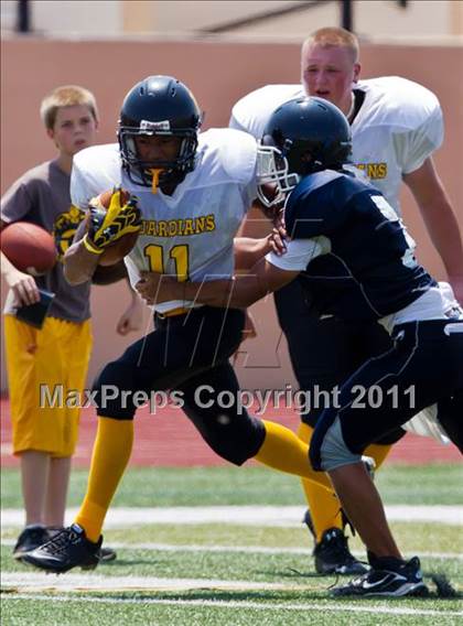Thumbnail 2 in Baytown Christian vs. Marshall Christian Academy (Living Stones Kick Off Classic) photogallery.