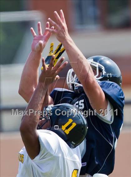 Thumbnail 1 in Baytown Christian vs. Marshall Christian Academy (Living Stones Kick Off Classic) photogallery.