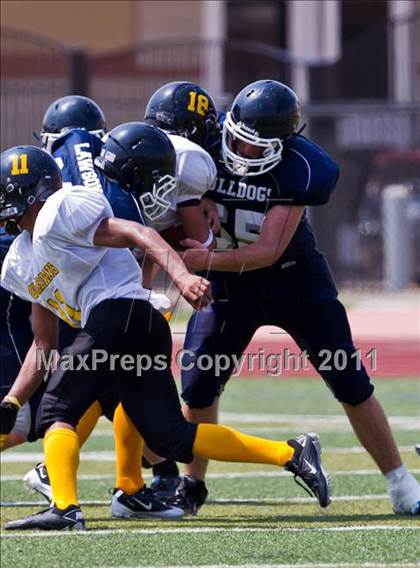 Thumbnail 3 in Baytown Christian vs. Marshall Christian Academy (Living Stones Kick Off Classic) photogallery.