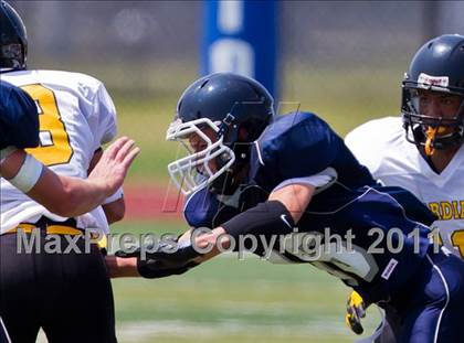 Thumbnail 1 in Baytown Christian vs. Marshall Christian Academy (Living Stones Kick Off Classic) photogallery.