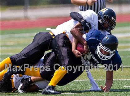 Thumbnail 3 in Baytown Christian vs. Marshall Christian Academy (Living Stones Kick Off Classic) photogallery.