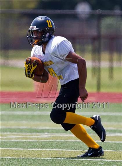 Thumbnail 1 in Baytown Christian vs. Marshall Christian Academy (Living Stones Kick Off Classic) photogallery.