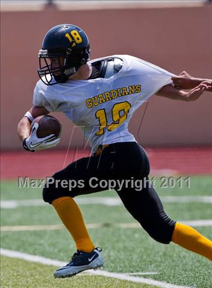 Thumbnail 2 in Baytown Christian vs. Marshall Christian Academy (Living Stones Kick Off Classic) photogallery.