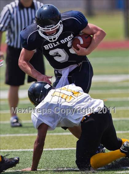 Thumbnail 3 in Baytown Christian vs. Marshall Christian Academy (Living Stones Kick Off Classic) photogallery.