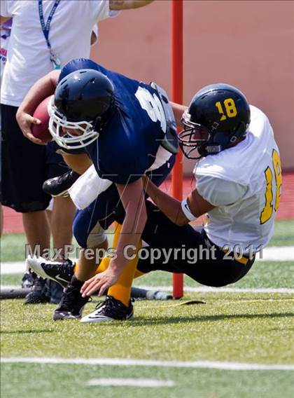 Thumbnail 3 in Baytown Christian vs. Marshall Christian Academy (Living Stones Kick Off Classic) photogallery.