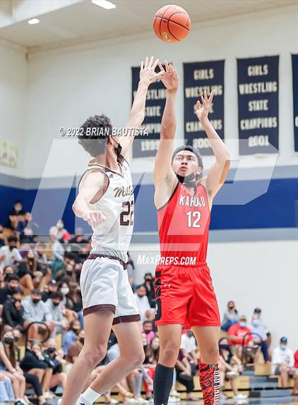 Thumbnail 3 in Mililani vs Kahuku (OIA D1 Semifinal Playoff) photogallery.