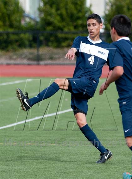 Thumbnail 2 in Archbishop Mitty vs. Lincoln (CIF CCS D2 Final) photogallery.