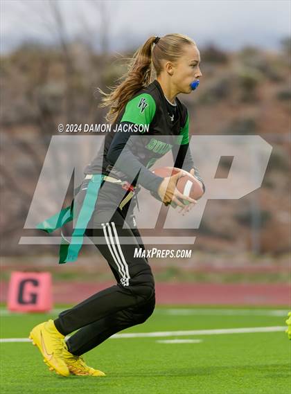 Thumbnail 3 in NIAA 3A State Championship ( Boulder City vs Virgin Valley) photogallery.